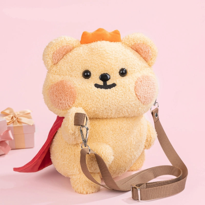 Kawaii Plush Cartoon Bear Doll Crossbody Bag