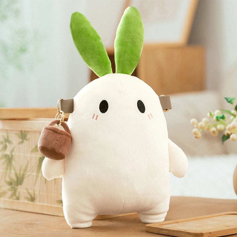 Kawaii Radish Plush Shoulder Bag