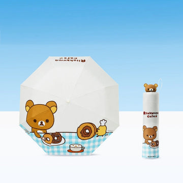 Kawaii Rilakkuma UPF50+ 3-Fold UV Umbrella