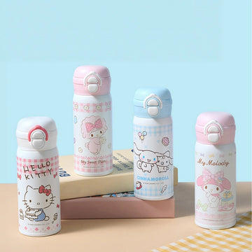 Kawaii Sanrio 360ml Insulated Water Bottle with Straw