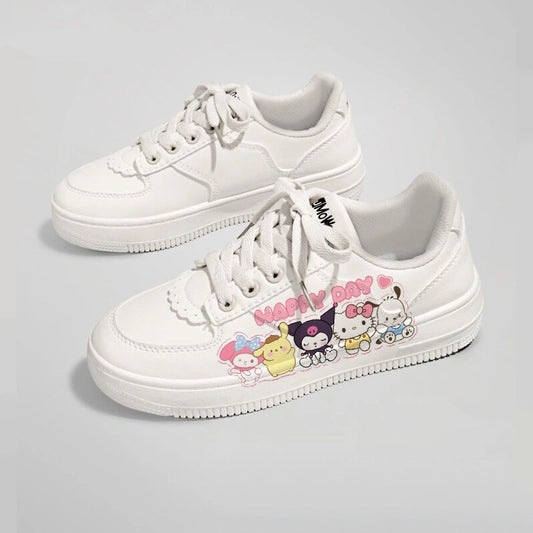 Kawaii Sanrio Character Print Sneakers