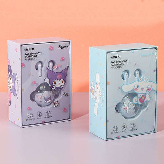 Kawaii Sanrio Kuromi Cinnamoroll TWS Bluetooth Earphone