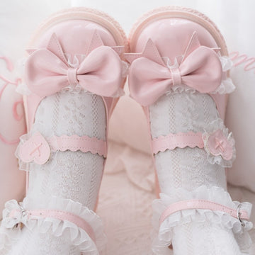 Kawaii Sweet Girl Style Cream Sole All-match Lolita Shoes