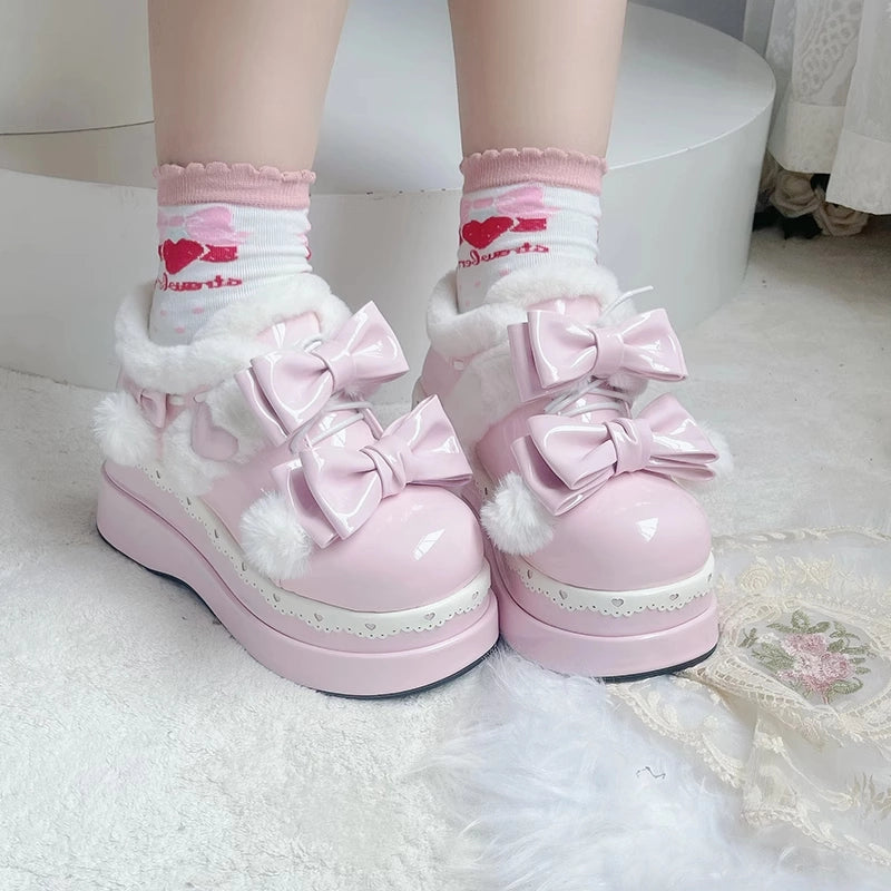 Kawaii Sweet Girl Style Thick-Soled Lolita Shoes