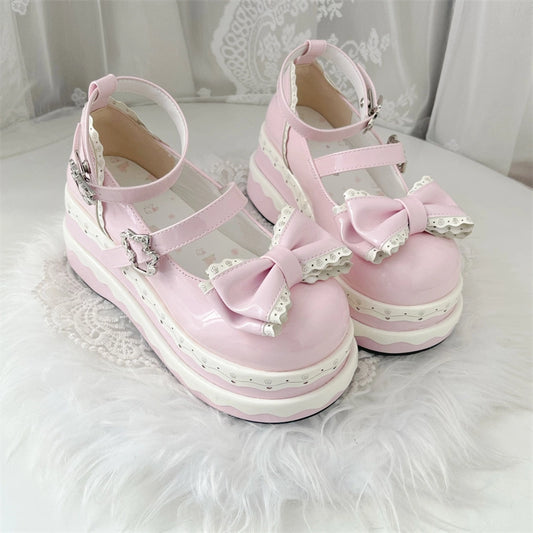 Kawaii Sweet Girl Style Thick-Soled Lolita Shoes