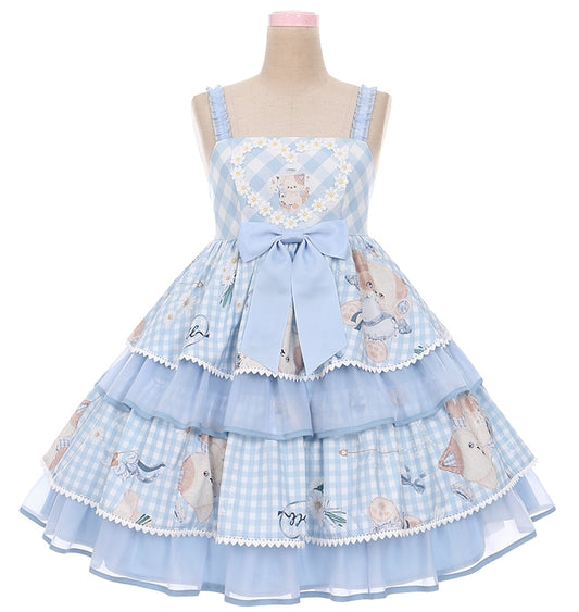 Kawaii Sweet Japanese Lolita Suspender Dress