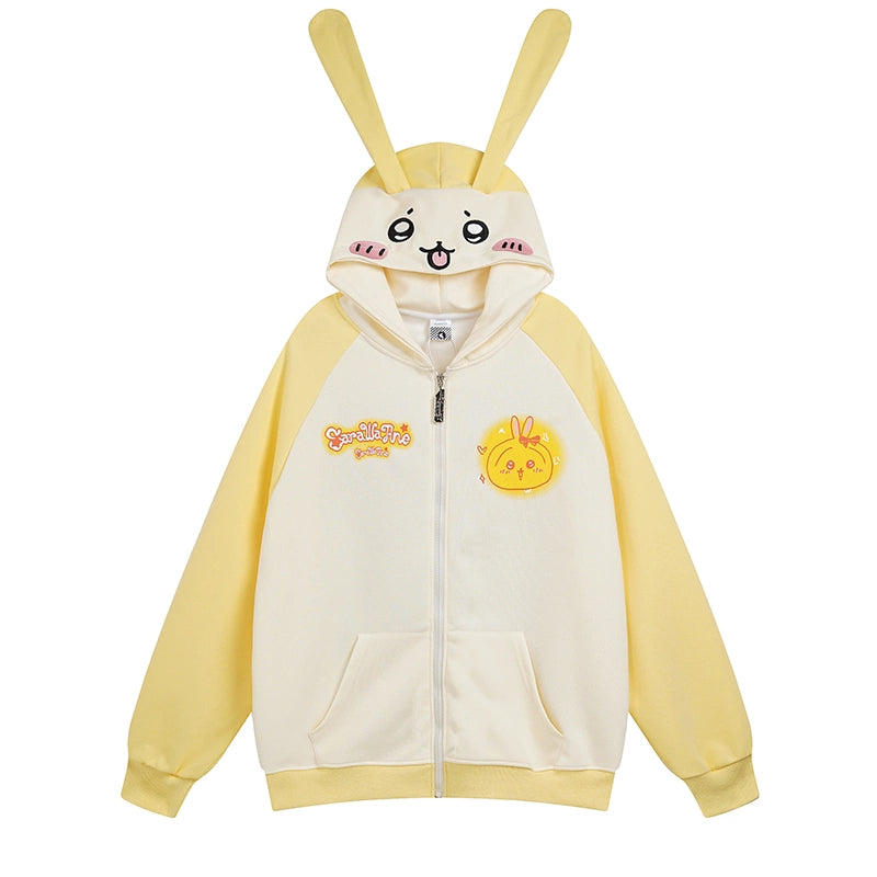 Kawaii Sweet Japanese Style Chiikawa Usagi Printed Sweatshirt
