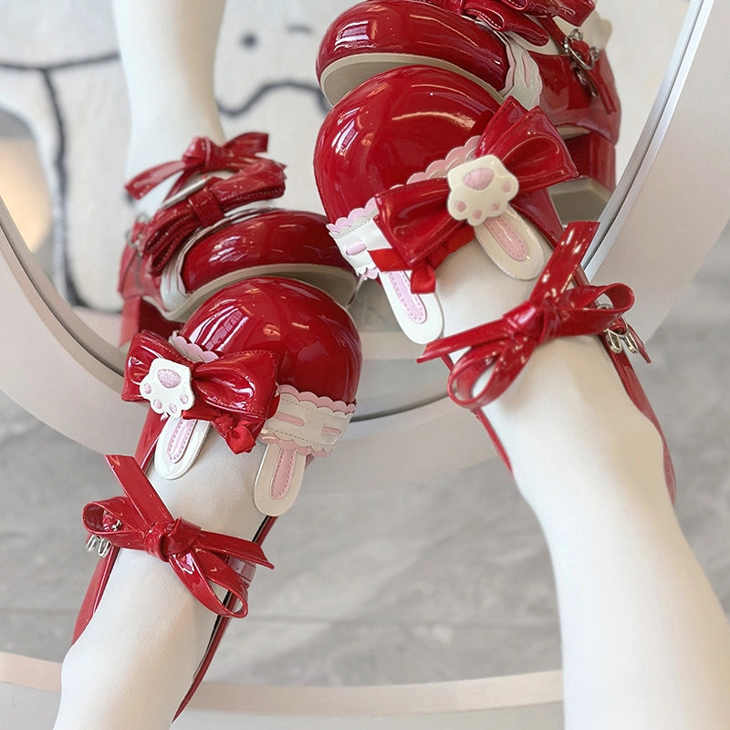 Kawaii Sweet Style Round Toe Lolita Shoes