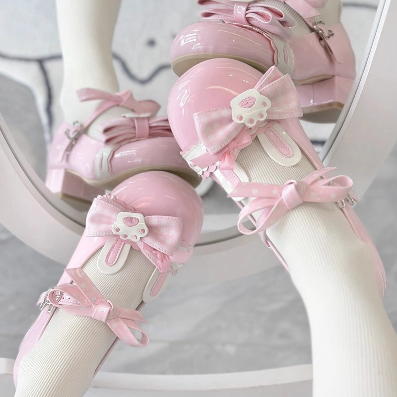 Kawaii Sweet Style Round Toe Lolita Shoes