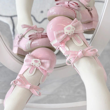 Kawaii Sweet Style Round Toe Lolita Shoes