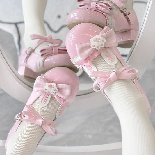 Kawaii Sweet Style Round Toe Lolita Shoes