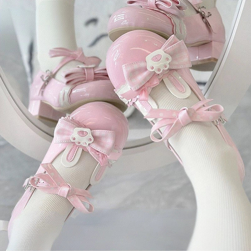 Kawaii Sweet Style Round Toe Lolita Shoes
