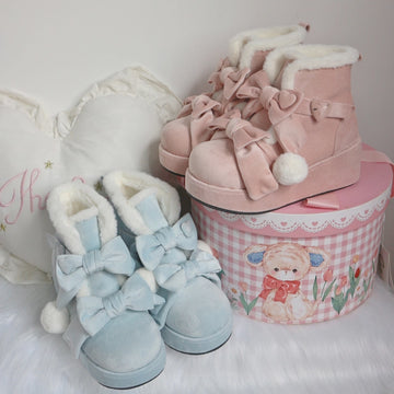 Kawaii Thick-Soled Lolita Snow Boots