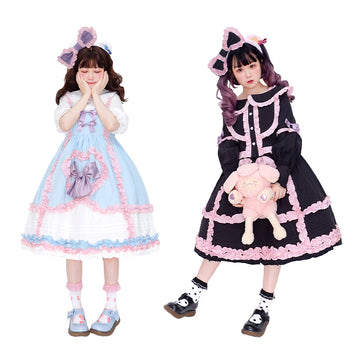 Kawaii Sweet Style High Waist Lolita JSK Dress