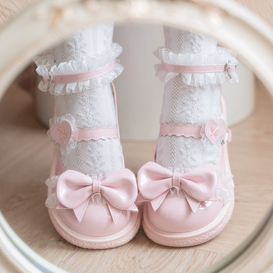 Kawaii Sweet Girl Style Cream Sole All-match Lolita Shoes