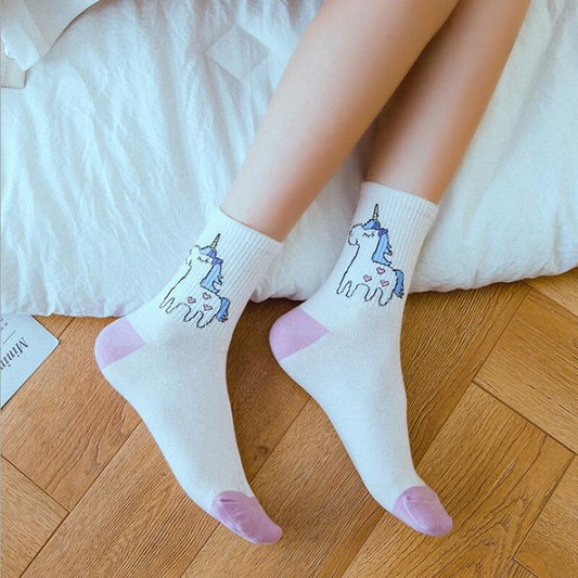 Kawaii Unicorn Socks