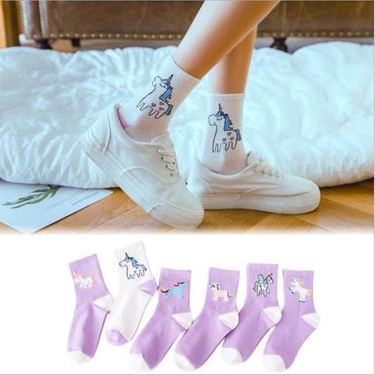Kawaii Unicorn Socks
