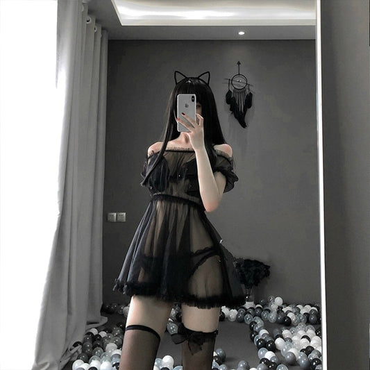 Sexy Lingerie Bunny Cosplay Dress and Underwear