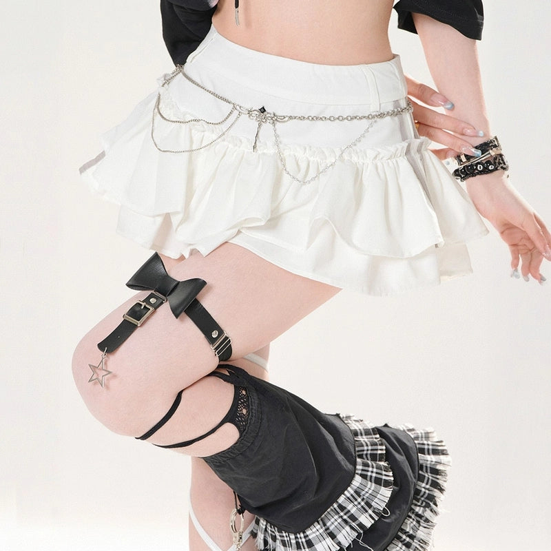 Summer French Black Cake Skirt