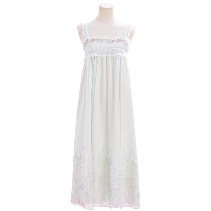 Summer Holiday Style White Lace Fairy Dresses