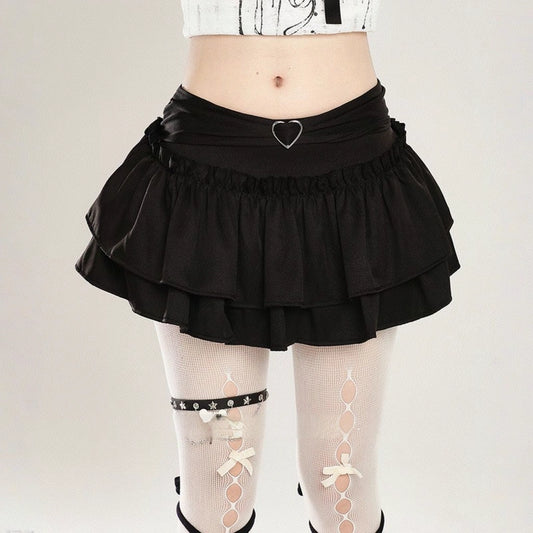 Summer Sweet Girl Style Pink Cake Skirt