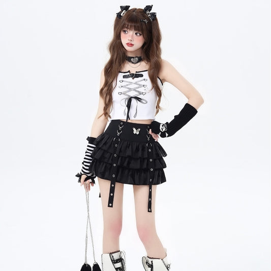 Summer Sweet Girl Y2K Style Tulle Skirt