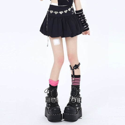 Summer Sweet Girly Style A-line Short Skirt