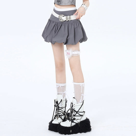 Summer Sweet Girly Style A-line Short Skirt