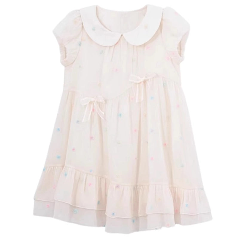 Summer Sweet Style Puff Sleeve Princess Dress