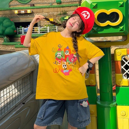 Sweet Dopamine Style Hand-Painted Graffiti T-shirt