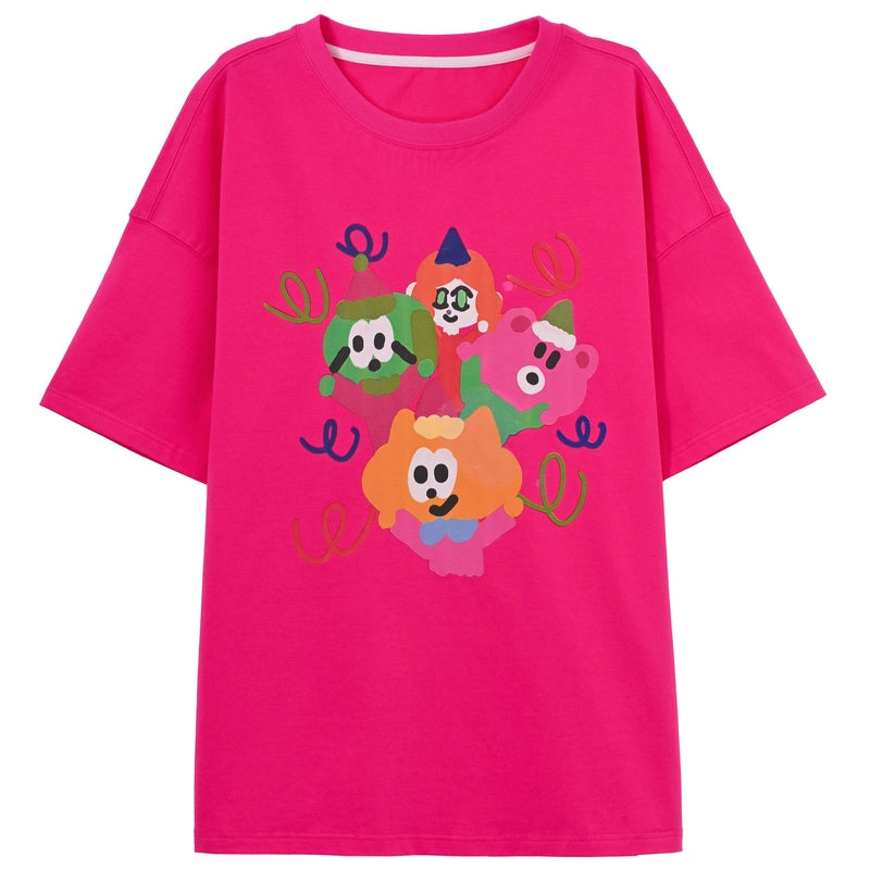 Sweet Dopamine Style Hand-Painted Graffiti T-shirt