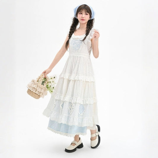 Sweet French Style White Dress