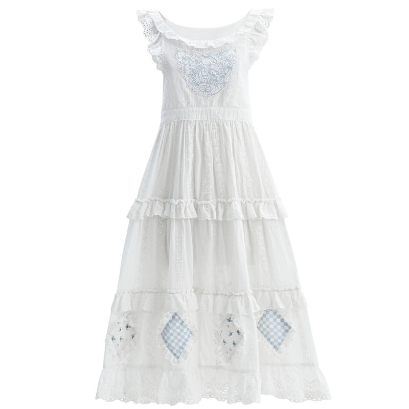 Sweet French Style White Dress