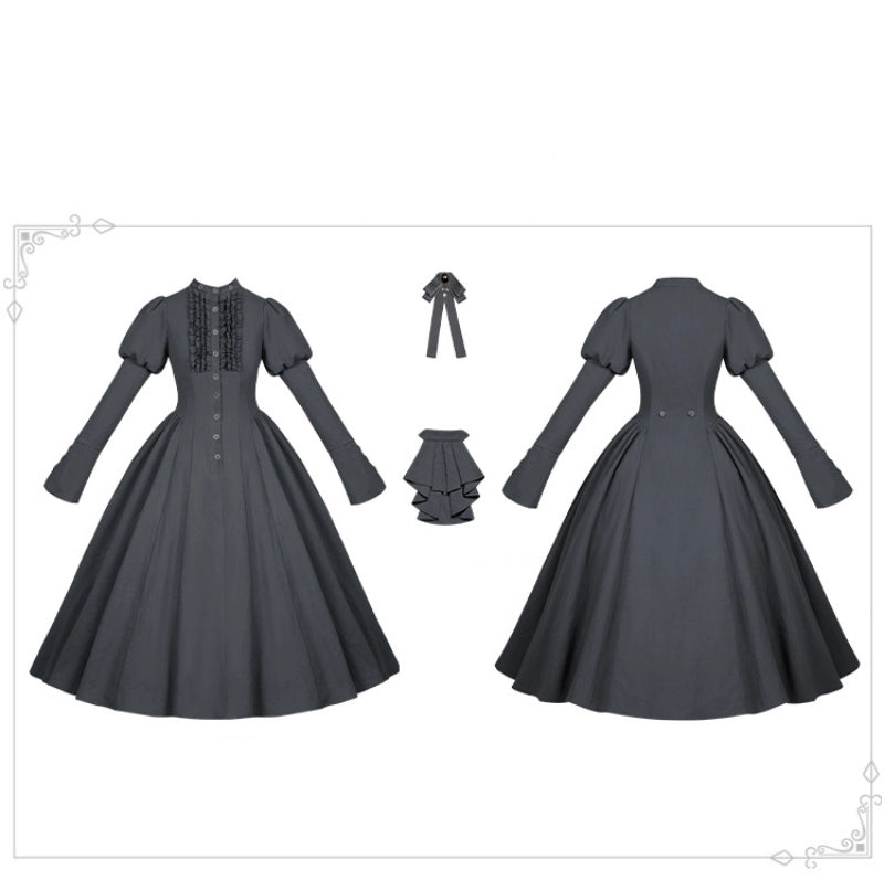 Sweet Girl Style Gray Lolita Dress