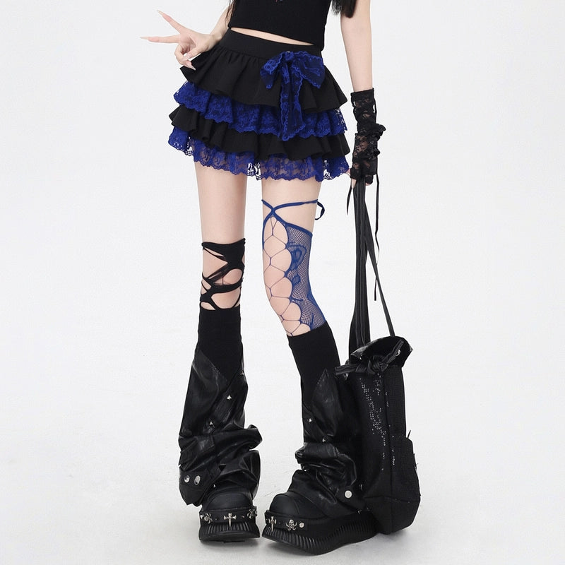 Sweet Style All-match Lace Bow Cake Skirt