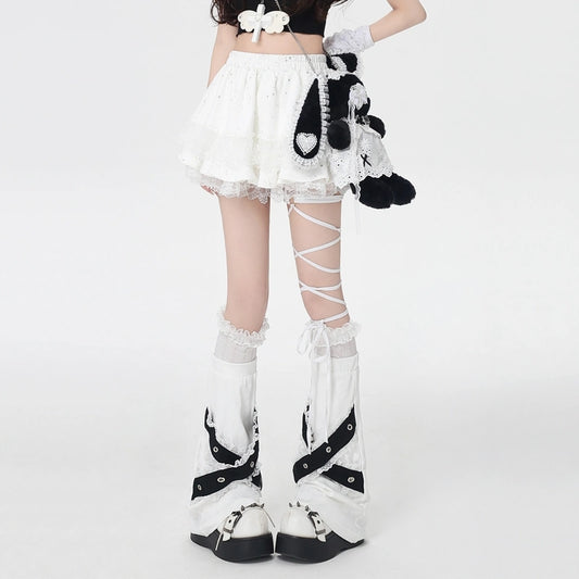 Sweet Style White Lace Tutu Skirt