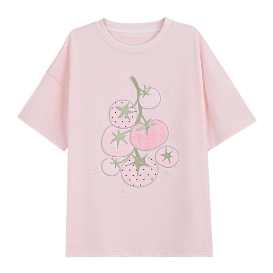 Sweet Tomato Embroidered T-Shirt