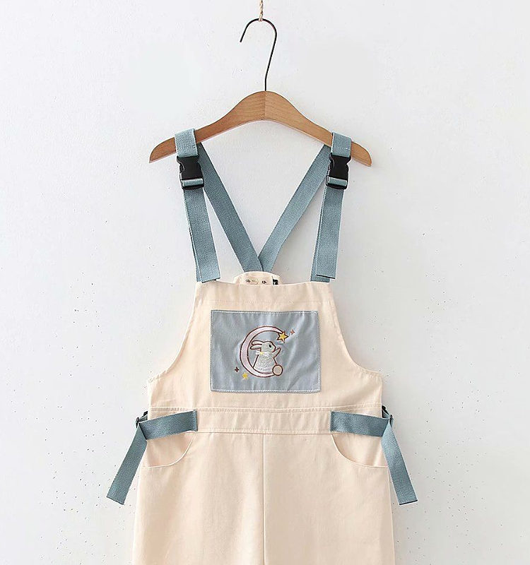 Moon Rabbit Print Shorts