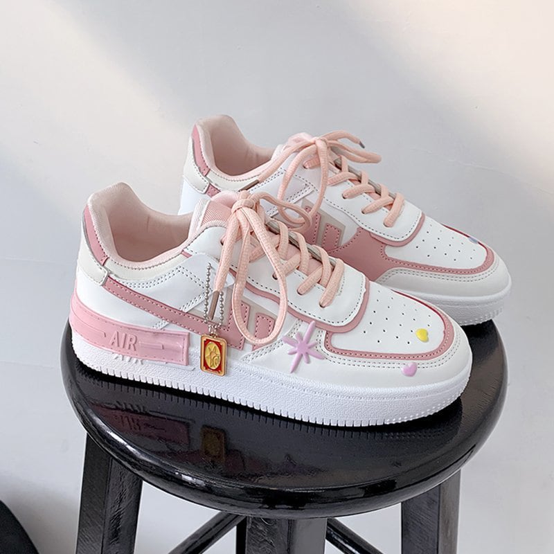 Kawaii Pastel Aesthetic Platform Trainers