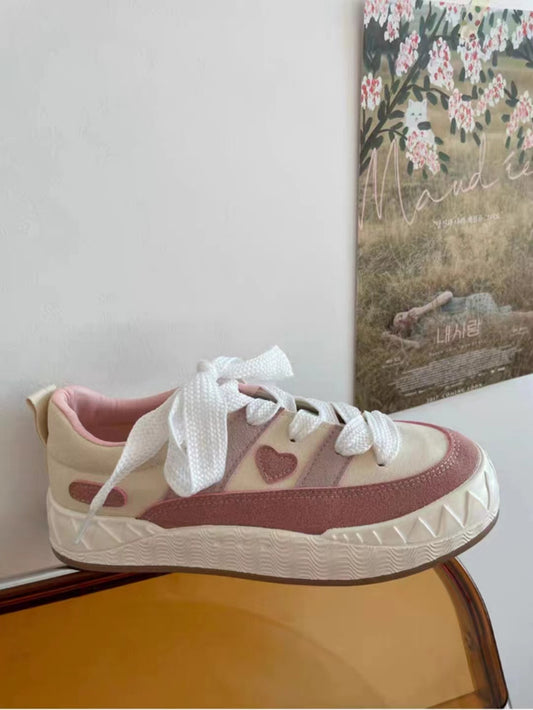 Kawaii Pink Canvas Shoes