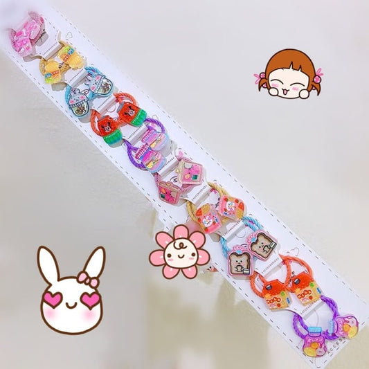 Kawaii Drink Bottle Hair Clips 10Pcs