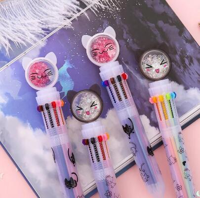 Multi-color Kitty Kawaii Pen 1PC
