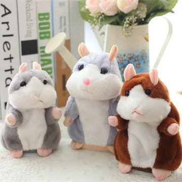 Kawaii Talking Hamster Plush Doll