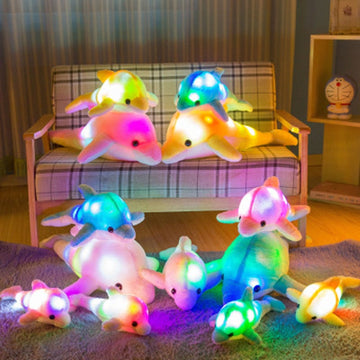 Cute Luminous Dolphin Plush Toy