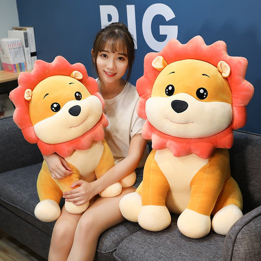 Cute Sun Flower Happy Lion Plush Toys