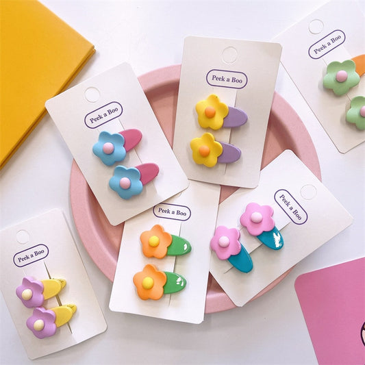 Cute Flower Hair Clips