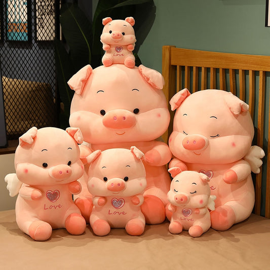 Cute Fat Angel Pig Plush Toys