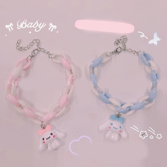 Kawaii Pink Cartoon Bracelet