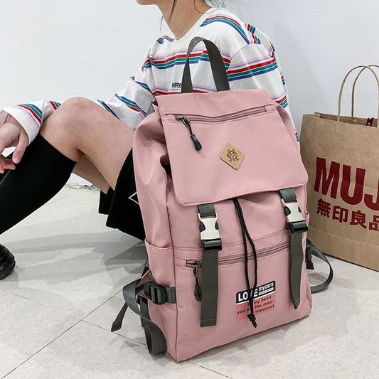 Kawaii Pink Laptop Backpack