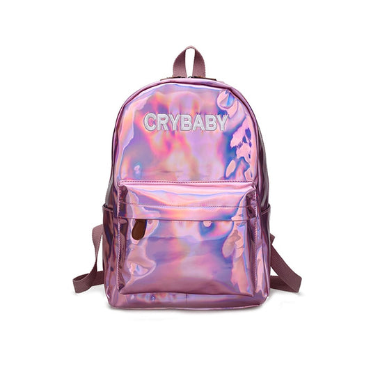 Holographic Crybaby Backpack